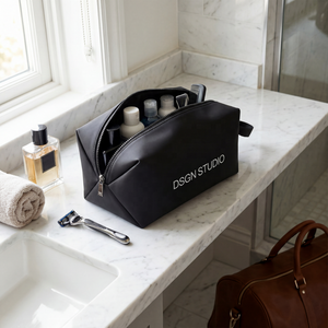 Trousse de Toilette OEM ODM pour Hommes et Femmes, Trousse de Voyage Imperméable avec Poignée, Grande Capacité, Sac Cosmétique avec Dragonne - Product Image 6