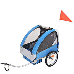 Confortable <span class=keywords><strong>bébé</strong></span> enfants <span class=keywords><strong>vélo</strong></span> voyage chariot pliable <span class=keywords><strong>vélo</strong></span> <span class=keywords><strong>remorque</strong></span> pour enfant et enfants poussette marcheurs - Product Image 4