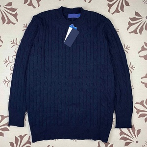 Maglione RL Raff di Qualità con Piccolo Cavallo, Maglione da Uomo in <span class=keywords><strong>Maglia</strong></span> Antipilling, Collo Tondo, Autunno Inverno, in Poliestere - Product Image 3