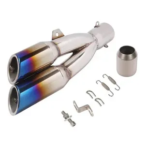 stainless steel steel universal muffler motorcycle exhaust pipe