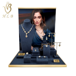 Nuevo juego de exhibición de joyería de reloj, joyería de lujo, juegos de soportes de exhibición de joyería - Product Image 1