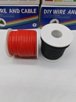 Fil de silicone souple résistant à la chaleur, kit de 5 couleurs, câble torsadé 24AWG, cuivre étamé, automobile, indice de protection IP67, 450V/750V