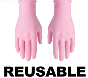 Gants en nitrile bleus jetables imperméables Micro-Touch sans poudre, épais, pour usage alimentaire, médical et en laboratoire, toutes saisons - Product Image 3