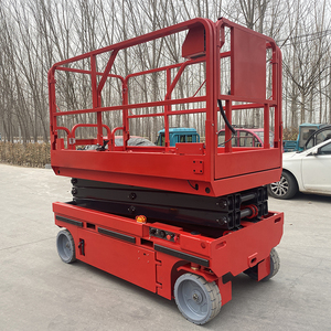 Xe nâng người dạng kéo <span class=keywords><strong>c</strong></span>ắt thủy lự<span class=keywords><strong>c</strong></span> 6M 8M 10M 12M 14M, điện 220V 380V, di động, dùng cho kho hàng - Product Image 5