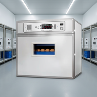 Incubateur automatique intelligent 240 œufs, double alimentation (220V/12V), pour l'éclosion de plusieurs oiseaux : poulet, canard, oie, caille