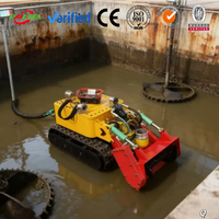Robot de nettoyage et d'inspection des égouts sur chenilles Pailien PLE-600 PLE-450 PLE-350, jet d'eau haute pression, caméra IP68, télécommande 300m