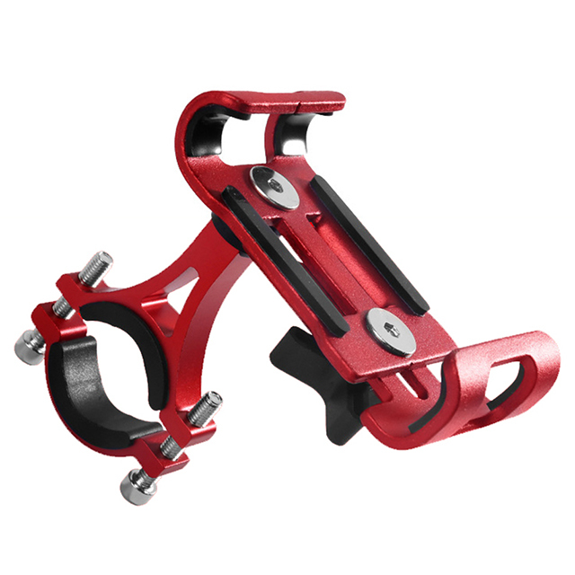 Bike Mobile Phone GPS Holder Stand Aluminum Alloy Cycling Bicycle Bracket Rack