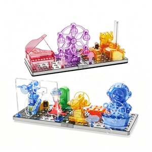 Kit de construction de circuits STEM <span class=keywords><strong>3</strong></span> en 1 pour enfants, expériences scientifiques DIY, projets de circuits électroniques, jouet éducatif de construction - Product Image 1