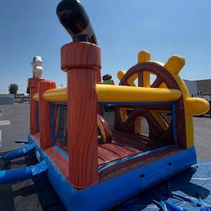 Cavalier <span class=keywords><strong>gonflable</strong></span> de <span class=keywords><strong>bateau</strong></span> de <span class=keywords><strong>pirate</strong></span> de thème de <span class=keywords><strong>pirate</strong></span> géant de prix usine pour des locations de partie - Product Image 3