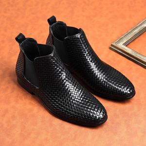 Chaussures Oxford pour hommes britanniques en cuir véritable imperméable, à bout fermé, faites à la main, pour mariage, formelles, décontractées, antidérapantes, avec boucles et sangles - Product Image 2