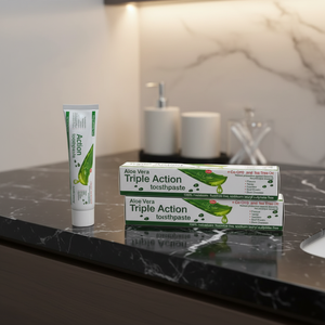 Dentifrice <span class=keywords><strong>TOOBY</strong></span> à l'Aloe Vera et à la Menthe, Taille Standard, Soin à Domicile, Haleine Fraîche, Blanchiment des Dents, Ingrédients Naturels à Base de Plantes - Product Image 3