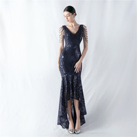 Nouvelle robe de soirée arabe de style Urious pour femmes, robe de bal à paillettes, robe indienne, robes de demoiselles d'honneur