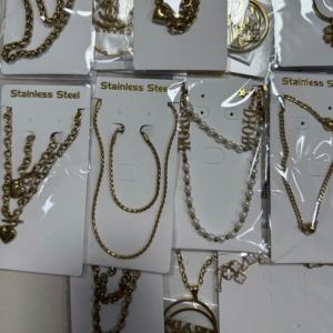 Fashion Designer Gold Plated Luxury <strong>Jewelry</strong> <strong>Sets</strong> Clover Non Tarnished CC Letter Earrings And Necklace Women's Gold <strong>Jewelry</strong> <strong>Set</strong> - Product Image 3