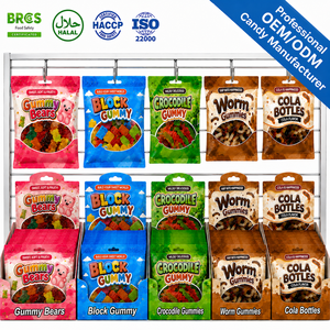 Bonbons gélifiés fruités en forme d'ours personnalisés, saveur sucrée et acidulée, doux, halal, fabricant d'usine, OEM, ODM, marque privée, <span class=keywords><strong>TIK</strong></span> <span class=keywords><strong>TOK</strong></span> - Product Image 1