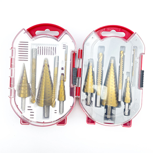 Juego de Brocas Escalonadas Naipu HSS4241 con Recubrimiento de Titanio, 6 Piezas, 4-12 mm, 4-20 mm, 4-32 mm, para Perforar Orificios en Metal - Product Image 1