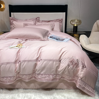 Parure de lit en velours brodé 2025, housse de couette à rayures, couvre-lit blanc d'hôtel, drap de lit, draps d'hôtel blancs