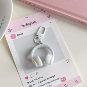 CHENXI Oferta Destacada: Llavero de Acrílico Flexible con Diseño de Auriculares, Colgante para Mochila, Adorno de Moda para Bolsos, Regalos de Negocios - Product Image 5