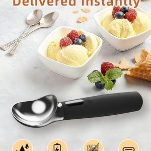 Cuchara Eléctrica Automática para Helado, Recargable por USB, Cuchara Eléctrica Calentada para Helado - Product Image 4