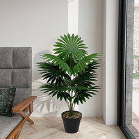 Article très vendu : Plante artificielle en palmier vert Tung, plante Kwai, décoration intérieure, décoration d'anniversaire pour les fêtes, décoration de la maison