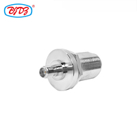 Conector Adaptador Coaxial RF N Hembra para Montaje en Panel a SMA Hembra, en Stock