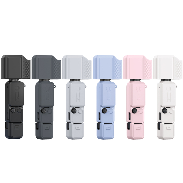 6 in 1 Protector Accessories Soft Silicone Protective Case for DJI Pocket 4P