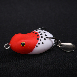Mini leurres <span class=keywords><strong>grenouille</strong></span> 4cm8g leurre de pêche en plastique souple appâts faits à <span class=keywords><strong>la</strong></span> main 12 couleurs - Product Image 6