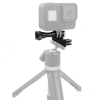 Adaptateur de trépied coudé à 90 degrés avec bras pivotant à ventouse magnétique rotatif à 360°, fixation à vis 1/4 "-20 en ABS pour appareil photo