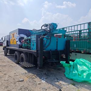 Op Vrachtwagen Gemonteerde Boorgat Boorplatform Met Motor Luchtcompressor Waterputboormachine - Product Image 5