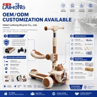 Trottinette Électrique 3 Roues pour Enfants, Nouveaux Modèles Pliables de Haute Qualité, Siège Enfant 3 en 1, Trottinette de Mobilité pour Bébé