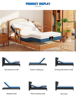Matelas intelligent convertible King Size durable et respirant avec surveillance du sommeil et garantie de 10 ans pour l'ameublement domestique