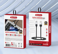 Kabel Micro USB ke USB A Male Harga Pabrik, Mendukung Pengisian Cepat, Kabel Sinkronisasi 2.0, Kabel Data Micro USB Pengisian Cepat