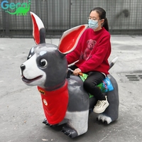 Trottinette Électrique Dinosaure Animatronique Haute Simulation Réaliste et Adorable pour Enfants, Idéale pour les Aires de Jeux