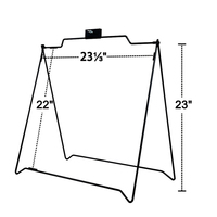 Support de signalisation personnalisé en gros pour journée ouverte, chemin piétonnier, cadre, immobilier, location, restaurant, bar, signalisation directionnelle