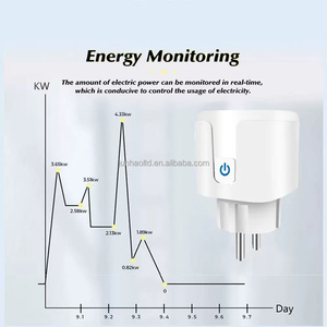 CE ROHS SAA ได้รับการรับรองจาก <span class=keywords><strong>Tuya</strong></span> us/eu/uk/au ปลั๊กเสียบ16A 10A WiFi ใช้ได้กับคอมพิวเตอร์ในบ้านอัจฉริยะทนไฟ - Product Image 2