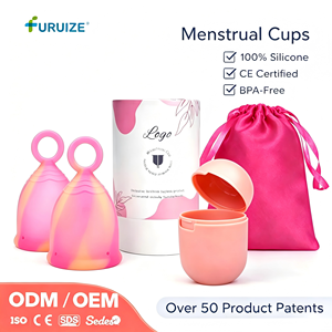 <span class=keywords><strong>Copa</strong></span> <span class=keywords><strong>Menstrual</strong></span> Furuize, Fabricada en Silicona Médica, Libre de BPA, Aprobada por ISO13485, Reutilizable - Product Image 1