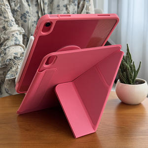 Funda para iPad 11 modelo 2025 3Y, plegable, sin ranura para lápiz, de acrílico transparente delgado para iPad 10 de 10.ª generación - Product Image 1