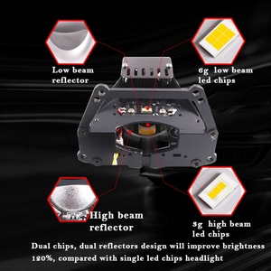 3' V6 Bi LED <b>Projector</b> Lens for Cars Motorcycles 58w 5500K Auto <b>Lighting</b> Aftermarket Led Headlight Auto <b>Lighting</b> Free Shipping - Product Image 5