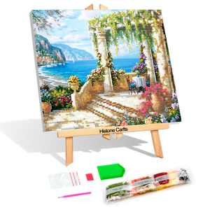 Pittura diamante 5D colore fai da te lago e la foresta diamante ricamo diamante ricamo pittura a olio fatta a mano - Product Image 1
