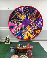 Traditioneller Äthiopischer Moseb-Muster Afrika Bunter Korb-Teppich Großhandel Habesha Kaffeehaus-Teppiche für Hochzeiten und Feiern