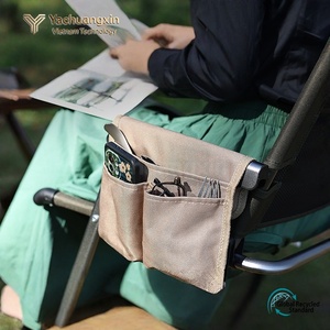 <b>Outdoor</b> Camping <b>Storage</b> Pouch Oxford Cloth Hanging Bag for Chair Armrest Portable Side Organizer All Seasons Use - Product Image 3