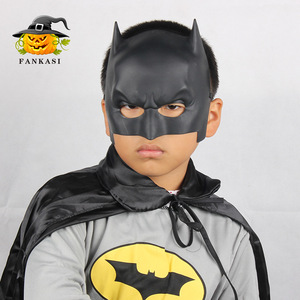 Masque demi-visage Batman noir pour Halloween, costume de fête cosplay adulte et enfant - Product Image 2