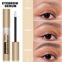 Crème à sourcils liquide QICIY en gros, waterproof, résistante à la transpiration, gel fixateur longue tenue, aspect naturel