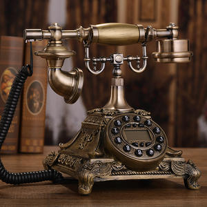 Décoration de maison à vendre la meilleure qualité européenne cordon fantaisie avec carte Sim Modem vieux téléphone Antique Style rétro téléphone fixe - Product Image 4