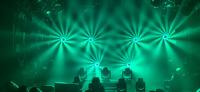 Projecteur mural LED Polarlights 18*40W Bee Eyes avec laser d'animation RGB 8W pour concerts, événements et spectacles