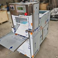 Machine à découper la viande congelée automatique, trancheuse à viande, hauteur maximale de coupe 170 mm, machine à trancher CNC, 220V/380V, machine à trancher les rouleaux de bœuf commerciale