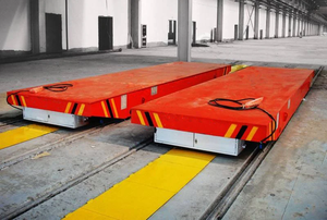 Plate-forme résistante de transport de structure métallique de chariot de transfert de tambour de câble de chariot de transfert de rail de 10 tonnes - Product Image 5