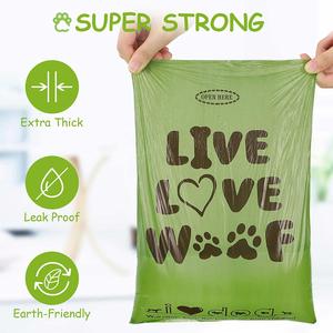 Biodegradable Dog Poop Bag Custom Printed Dog Waste Bag Roll Dog Poop Bags - Product Image 3