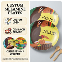 Nouvelle tasse à thé en céramique personnalisée de la Jamaïque, mug à café, impression d'illustration, souvenir de voyage, assiette en céramique