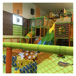 European Jungle Gym Soft Naughty Playground Factory Children Indoor Commercial Playground Set with Trampoline Park Ninja Course