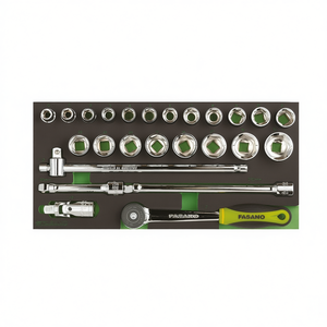 Juego de Llaves de Tubo Fasano, 1/2 Pulgada, 21 Piezas, Kit de Herramientas Métricas para Reparación de Automóviles - Product Image 2